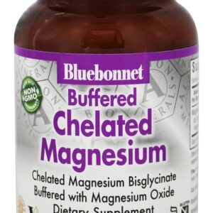 Magnésio Quelatado Tamponado - 60 Cápsula (s) vegetal (s) Bluebonnet Nutrition