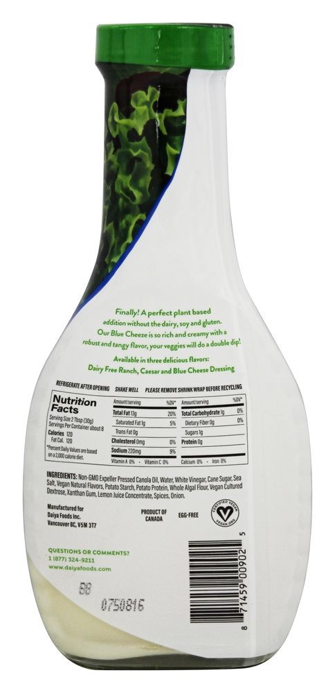 Vestir Sem Laticínios Azul Cheeze - 8.36 fl. oz. Daiya - Imagem 2