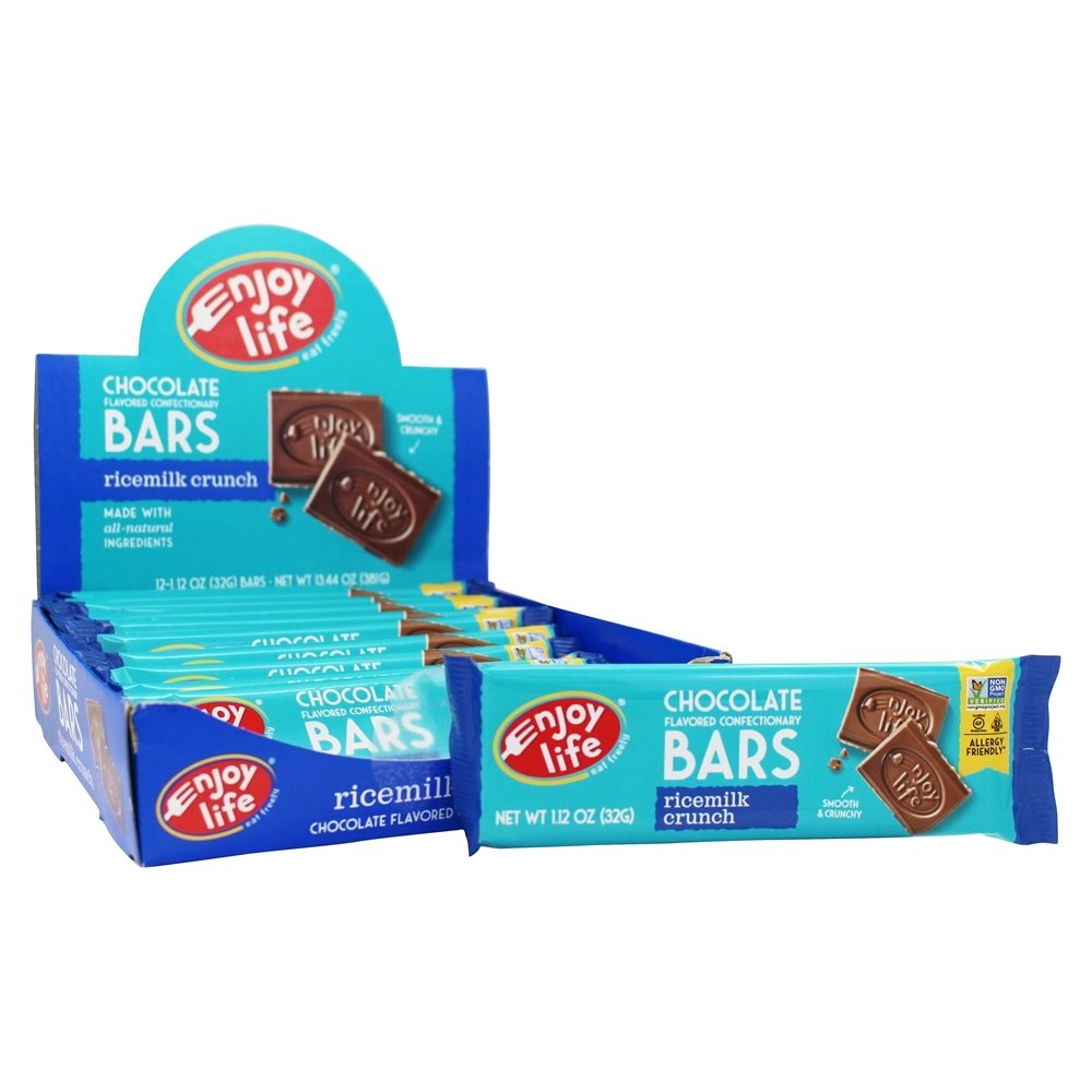 Alergia Amigável Chocolate Barras Caixa Ricemilk Crise - 12 Barras Enjoy Life Foods