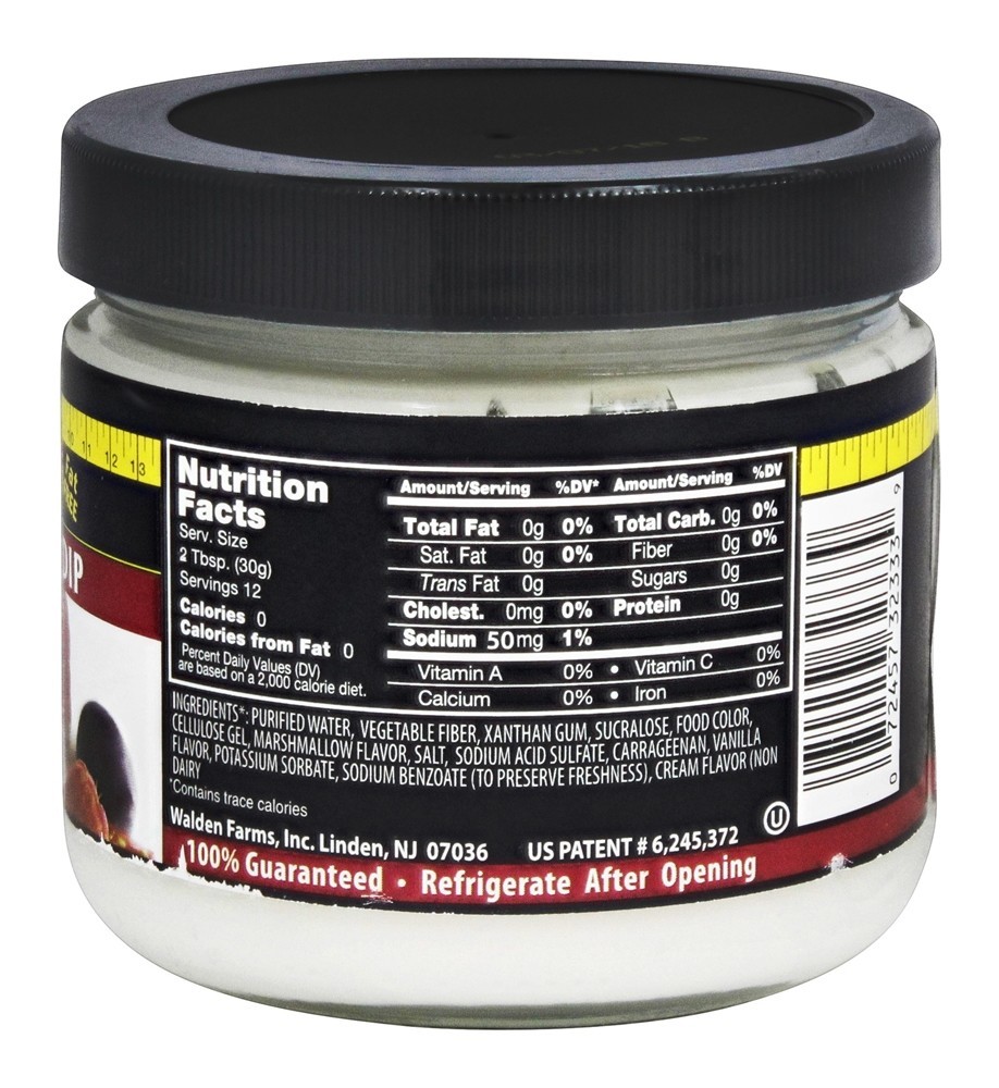 Calorie Free Marshmallow Dip Original - 12 oz. Walden Farms - Imagem 2