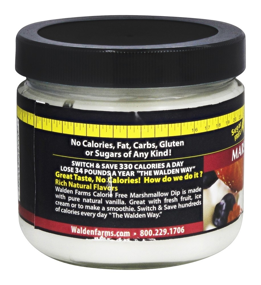 Calorie Free Marshmallow Dip Original - 12 oz. Walden Farms - Imagem 3