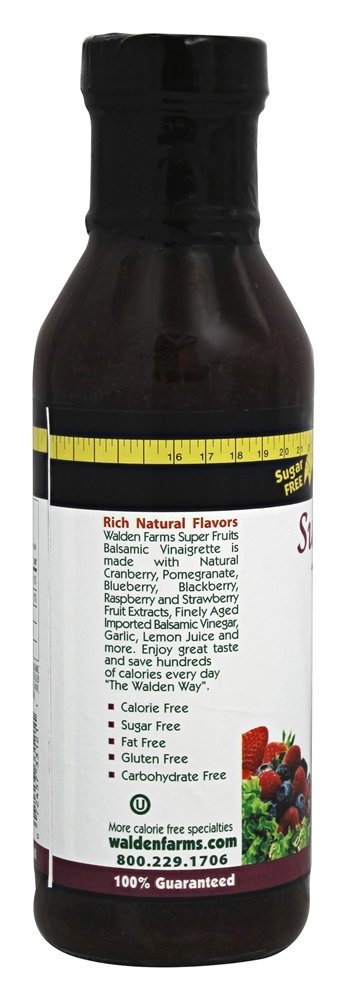 Vinagrete sem Calorias Super Frutas Balsâmico - 12 fl. oz. Walden Farms - Imagem 3