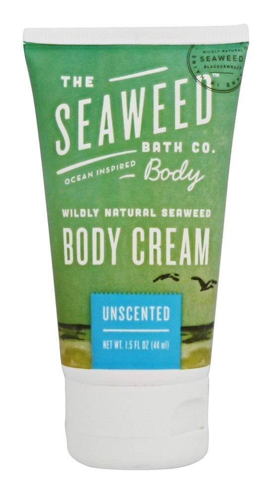 Creme para o corpo de algas descontroladamente natural sem perfume - 1.5 fl. oz. The Seaweed Bath Co.