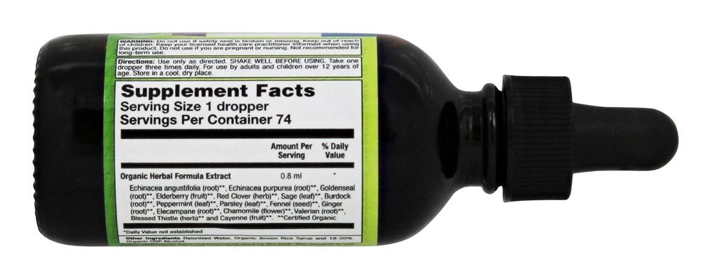 Orgânico Segurar De ervas Imune Apoiar Mais Sabugueiro - 2 fl. oz. Zand - Imagem 2