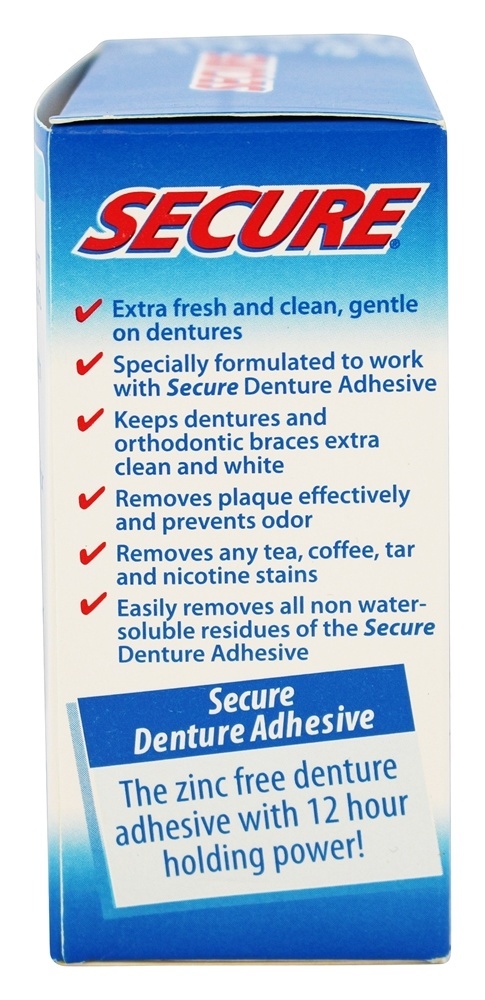 Comprimidos de limpeza de dentadura - 32 Tablets Secure - Imagem 4