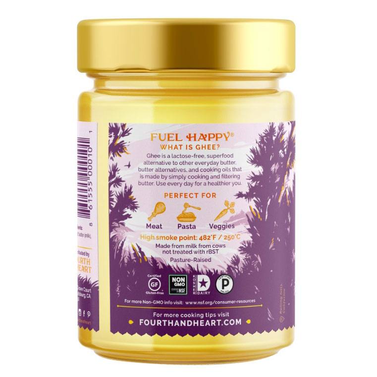 Ghee Clarified Butter Alho da Califórnia - 9 oz. 4th & Heart - Imagem 3