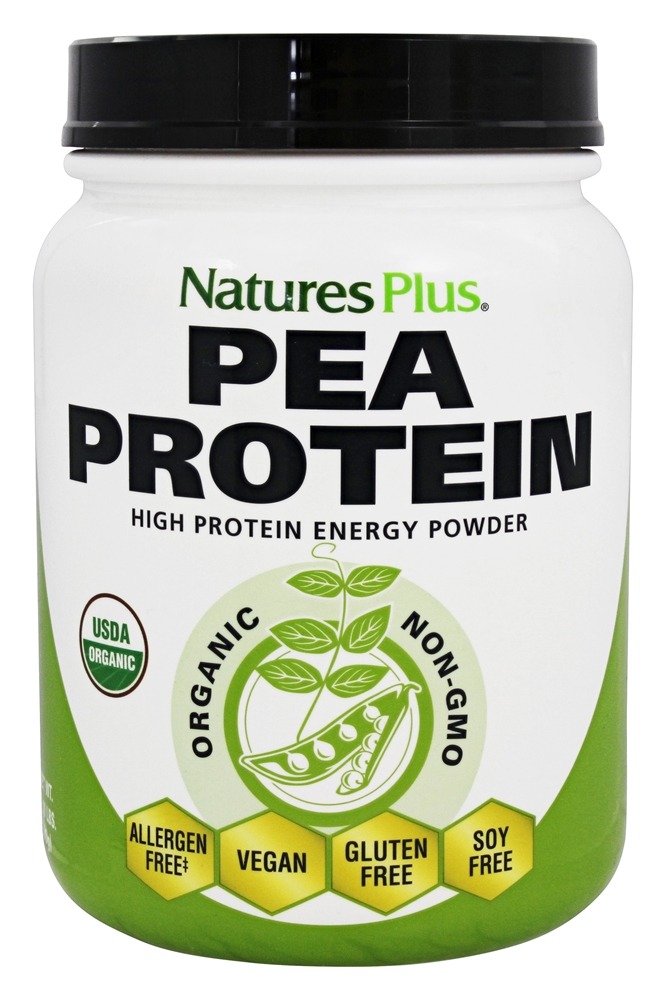 Pó De Proteína De Ervilha Orgânica - 1.1 lbs. Natures Plus