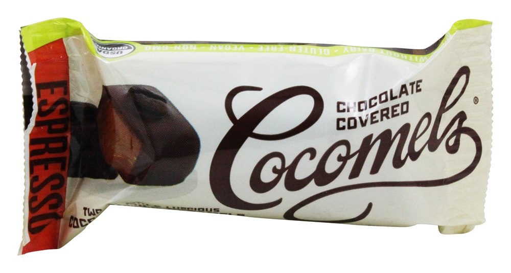 Chocolate escuro coberto Cocomels Espresso - 15 Pacote (s) JJ's Sweets Cocomels - Imagem 3