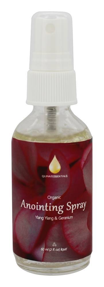Orgânico Unção Spray Ylang Ylang & Gerânio - 2 fl. oz. Quinntessentials