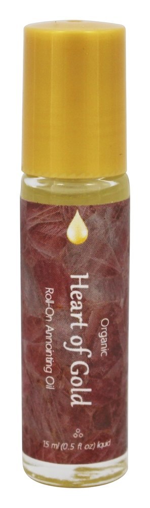 Óleo de Unção Orgânico Roll-On de Ouro - 0.5 fl. oz. Quinntessentials