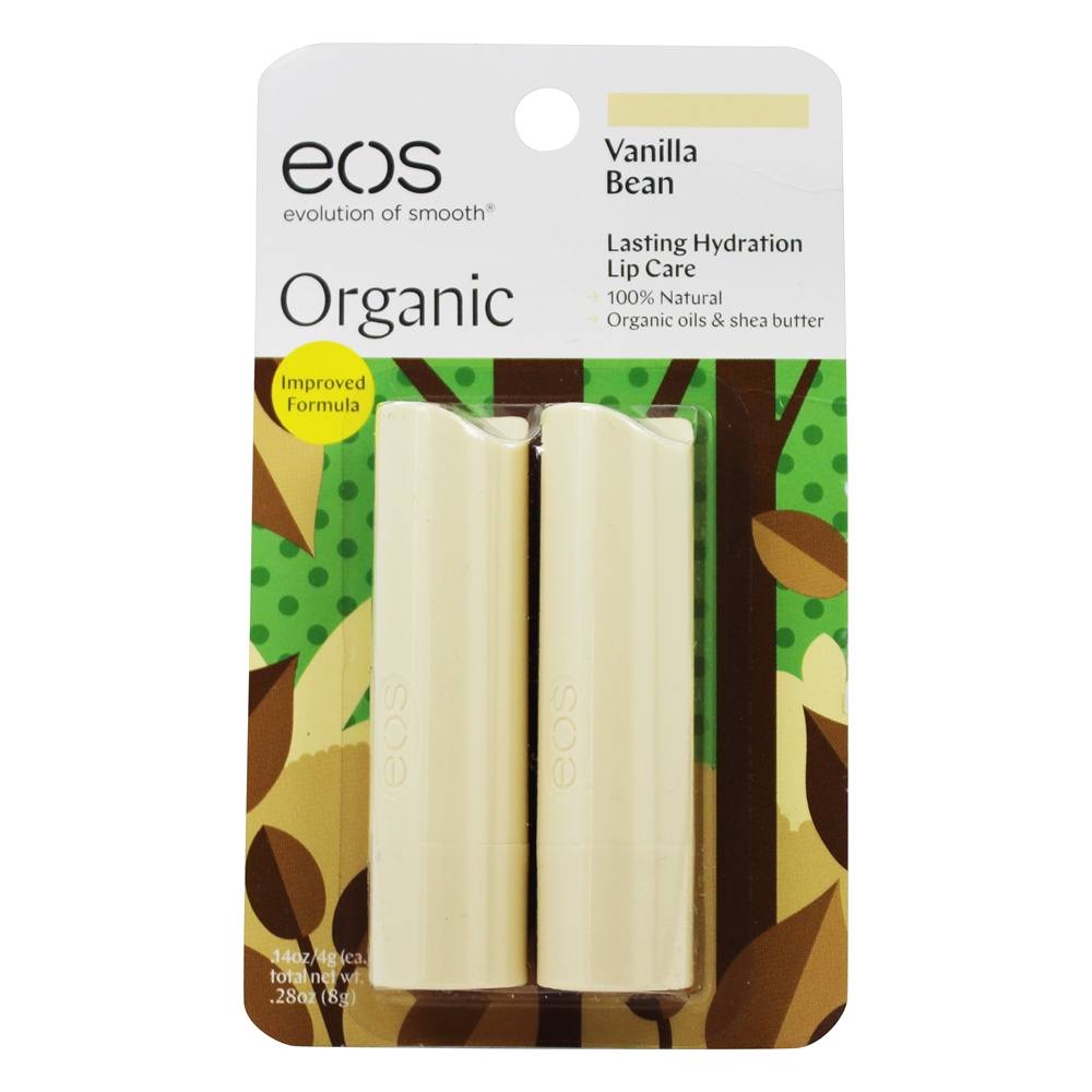Bálsamo para os lábios Bálsamo para baunilha - Pacote 2 EOS Evolution of Smooth