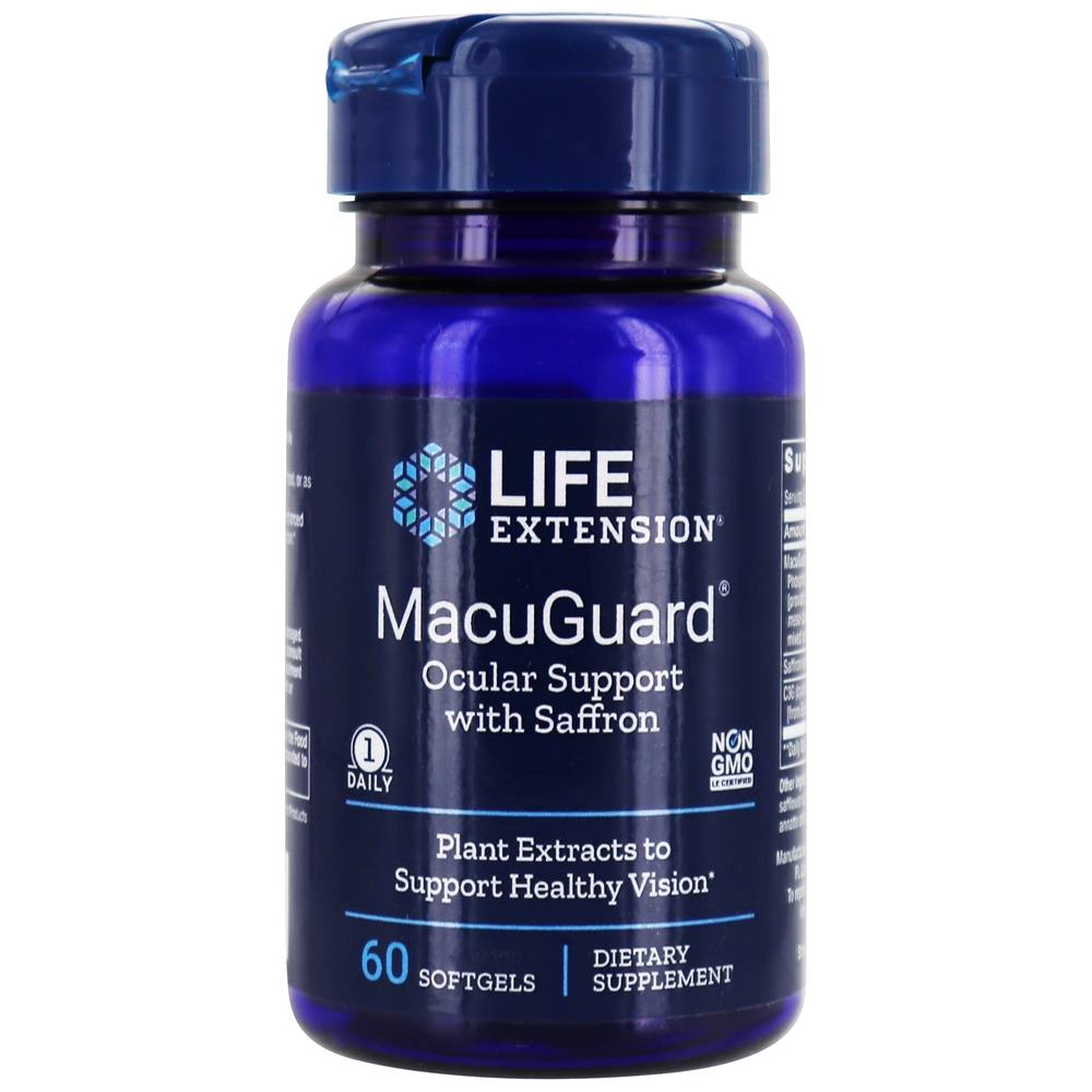 MacuGuard Suporte Ocular - 60 Softgels Life Extension