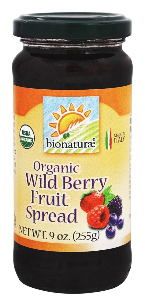 Frutos Orgânicos Espalhar Frutos Silvestres - 9 oz. Bionaturae