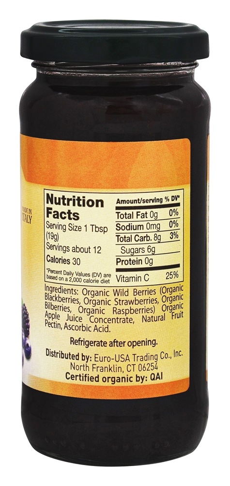 Frutos Orgânicos Espalhar Frutos Silvestres - 9 oz. Bionaturae - Imagem 2