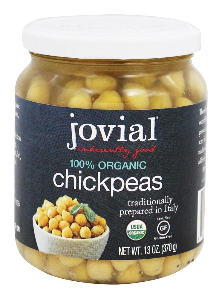 Grão de bico orgânico - 13 oz. Jovial Foods