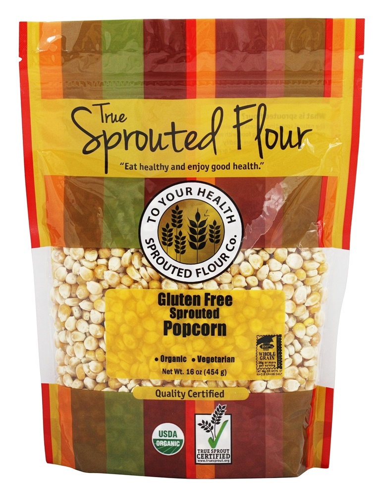 Pipoca Brotada Sem Glúten Orgânica - 16 oz. To Your Health