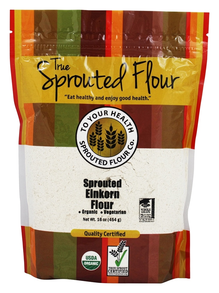 Farinha Einkorn Orgânica Brotada - 16 oz. To Your Health