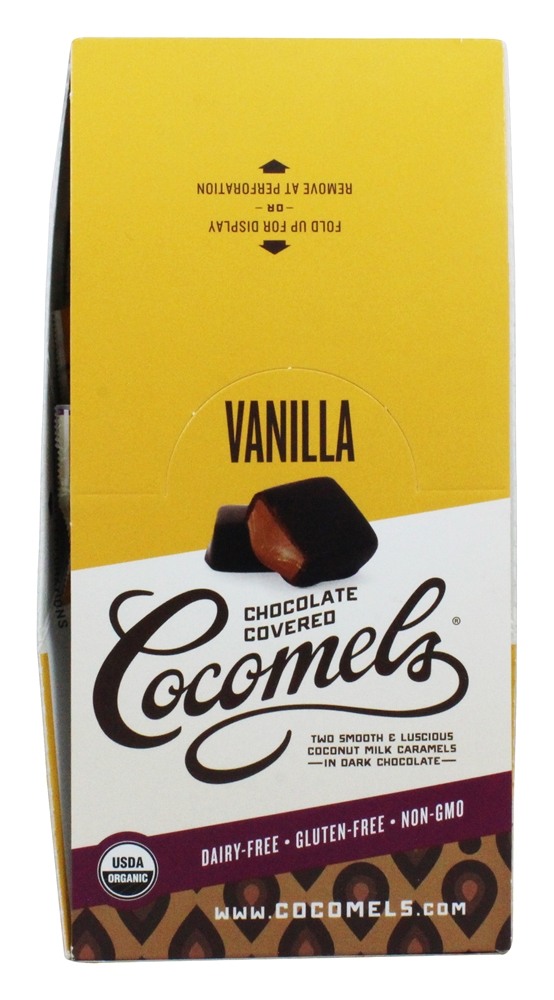 Chocolate escuro coberto Cocomels caixa de baunilha - 15 Pacote (s) JJ's Sweets Cocomels - Imagem 2
