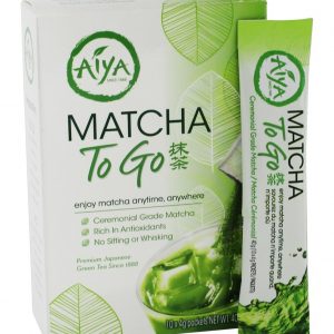 Comprar matcha para ir chá - 10 stick (s) aiya preço no brasil chás e café chás matcha suplemento importado loja 41 online promoção -