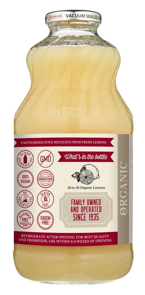 Limão Fresco Pure Orgânico Pure - 32 fl. oz. Lakewood - Imagem 4