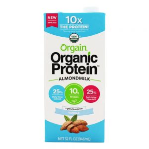 Comprar proteína orgânica leite de amêndoa baunilha levemente adoçada - 32 fl. Oz. Orgain preço no brasil alimentos & lanches leite de castanhas suplemento importado loja 5 online promoção -