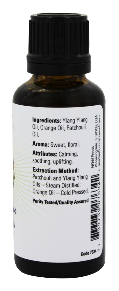 Balançando Mistura de Óleo Essencial Paz, Amor e Flores - 1 fl. oz. NOW Foods - Imagem 2