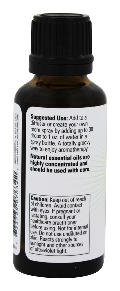 Balançando Mistura de Óleo Essencial Paz, Amor e Flores - 1 fl. oz. NOW Foods - Imagem 3