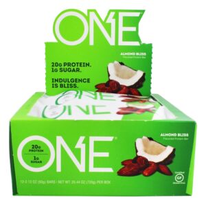 Comprar one protein bar almond bliss - 12 bares anteriormente ohyeah! Uma barra iss research preço no brasil barras de proteínas barras nutricionais suplemento importado loja 309 online promoção -