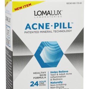 Comprar fórmula saudável da pele da pílula da acne - 60 tablets de dissolução rápida loma lux laboratories preço no brasil homeopatia tratamento para acne suplemento importado loja 3 online promoção -
