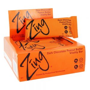 Comprar manteiga de amendoim de chocolate escuro de caixa de barra de vitalidade - 12 barras zing bars preço no brasil barras com alto teor de fibras barras nutricionais suplemento importado loja 71 online promoção -