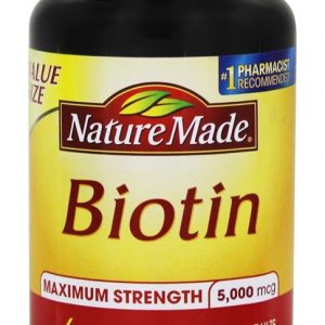 Comprar biotina de força máxima 5000 mcg. - 120 softgels nature made preço no brasil biotina vitaminas e minerais suplemento importado loja 159 online promoção -