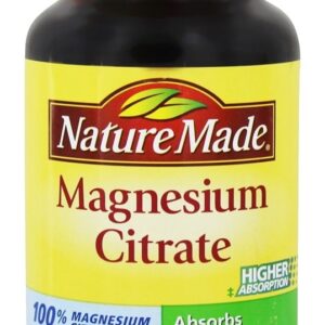 Comprar citrato de magnésio - 60 softgels nature made preço no brasil magnésio vitaminas e minerais suplemento importado loja 45 online promoção -