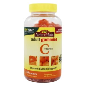 Vitamina C em Gomas Para Adultos Sabor Tangerina - 150 Gummies Nature Made