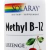 Comprar b12 metil b12 cereja 5000 mcg. - 60 pastilhas solaray preço no brasil cálcio e magnésio vitaminas e minerais suplemento importado loja 9 online promoção -