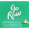 Comprar barras sprouted orgânicas spirulina doce de caixa - 10 barras go raw preço no brasil barras de alimentos integrais barras nutricionais suplemento importado loja 5 online promoção -