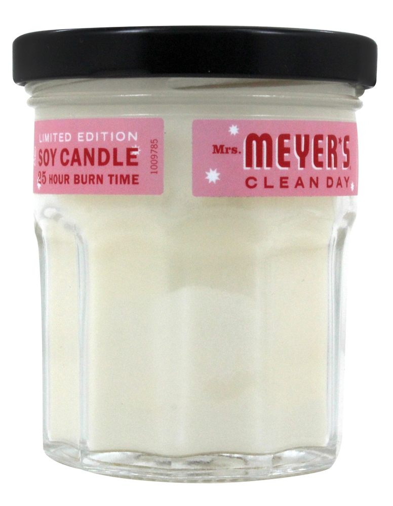 Dia limpo, perfumado, pimenta de soja, vela, hortelã - 4.9 oz. Mrs. Meyer's - Imagem 4