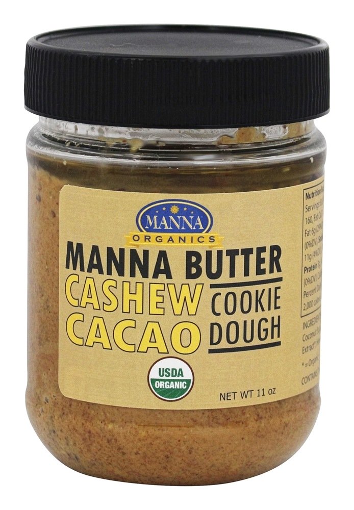 Manteiga De Manna Caju Biscoito Massa De Cacau - 11 oz. Manna Organics