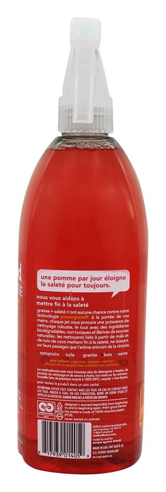 Produto para limpeza de superfícies para todos os fins Honeycrisp Naturalmente Derivado - 28 fl. oz. Method - Imagem 3
