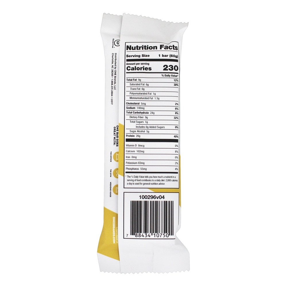 UM rolo de canela de barra de proteína - 2.12 oz. Anteriormente OhYeah! Uma barra ISS Research - Imagem 2