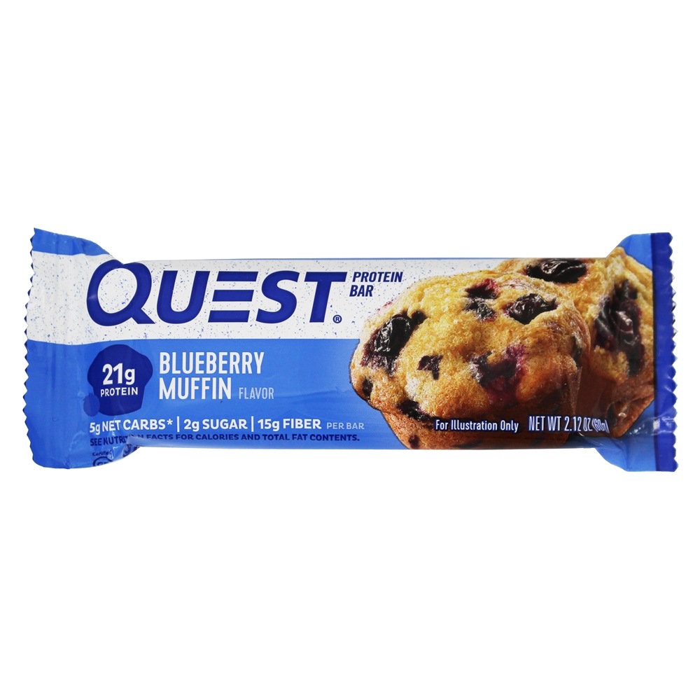 Barra de Proteína da Barra de Quest Muffin de Mirtilo - 12 Barras Quest Nutrition - Imagem 3