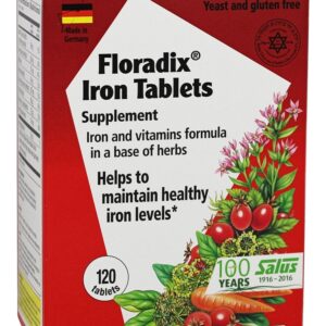 Comprar floradix comprimidos de ferro - 120 tablets flora preço no brasil ferro vitaminas e minerais suplemento importado loja 243 online promoção -