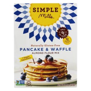 Comprar naturalmente sem glúten pancake & waffle mistura de farinha de amêndoa - 10. 7 oz. Simple mills preço no brasil alimentos & lanches panquecas suplemento importado loja 7 online promoção -