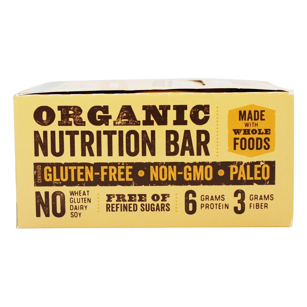 Nutrição Orgânica Sem Glúten e Mel Nutrição Bares Box Gengibre - 12 Barras Simple Squares - Imagem 2