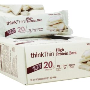 Comprar thinkthin proteína barras caixa branco chocolate - 10 barras think products preço no brasil barras de proteínas barras nutricionais suplemento importado loja 169 online promoção -