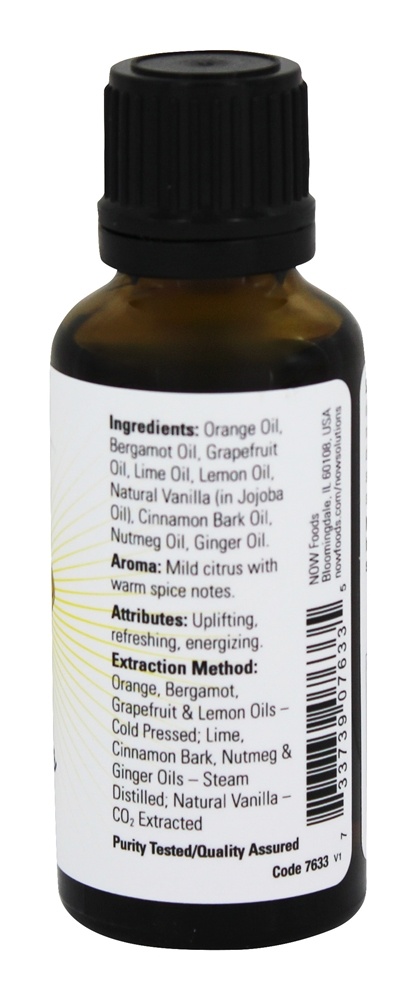 Edificante Essencial óleos Misturar Sorrisos Para Milhas - 1 fl. oz. NOW Foods - Imagem 2