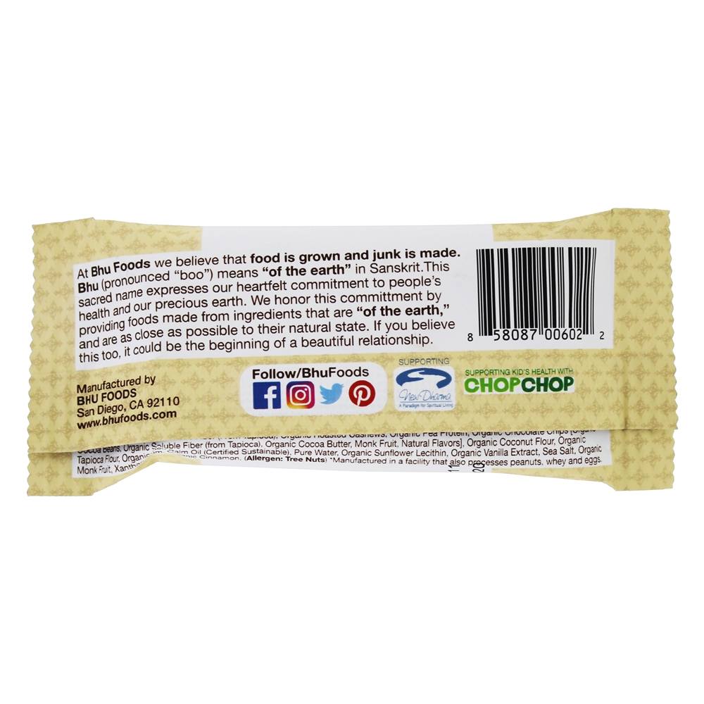 Proteína Vegan Ervilha Chip De Chocolate Superalimento + Massa De Biscoito - 1.6 oz. Bhu Fit - Imagem 3