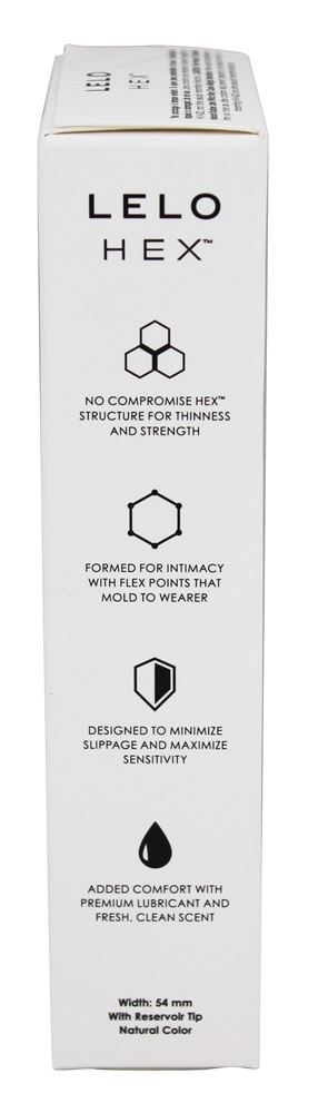 Preservativos de Látex Re-Engineered Hex originais - Pacote 12 Lelo - Imagem 3