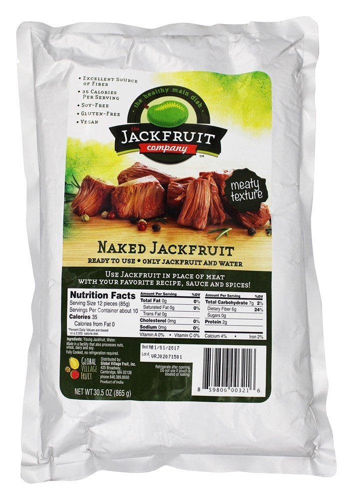 Alternativa de carne de Jackfruit nua - 30.5 oz. The Jackfruit Company