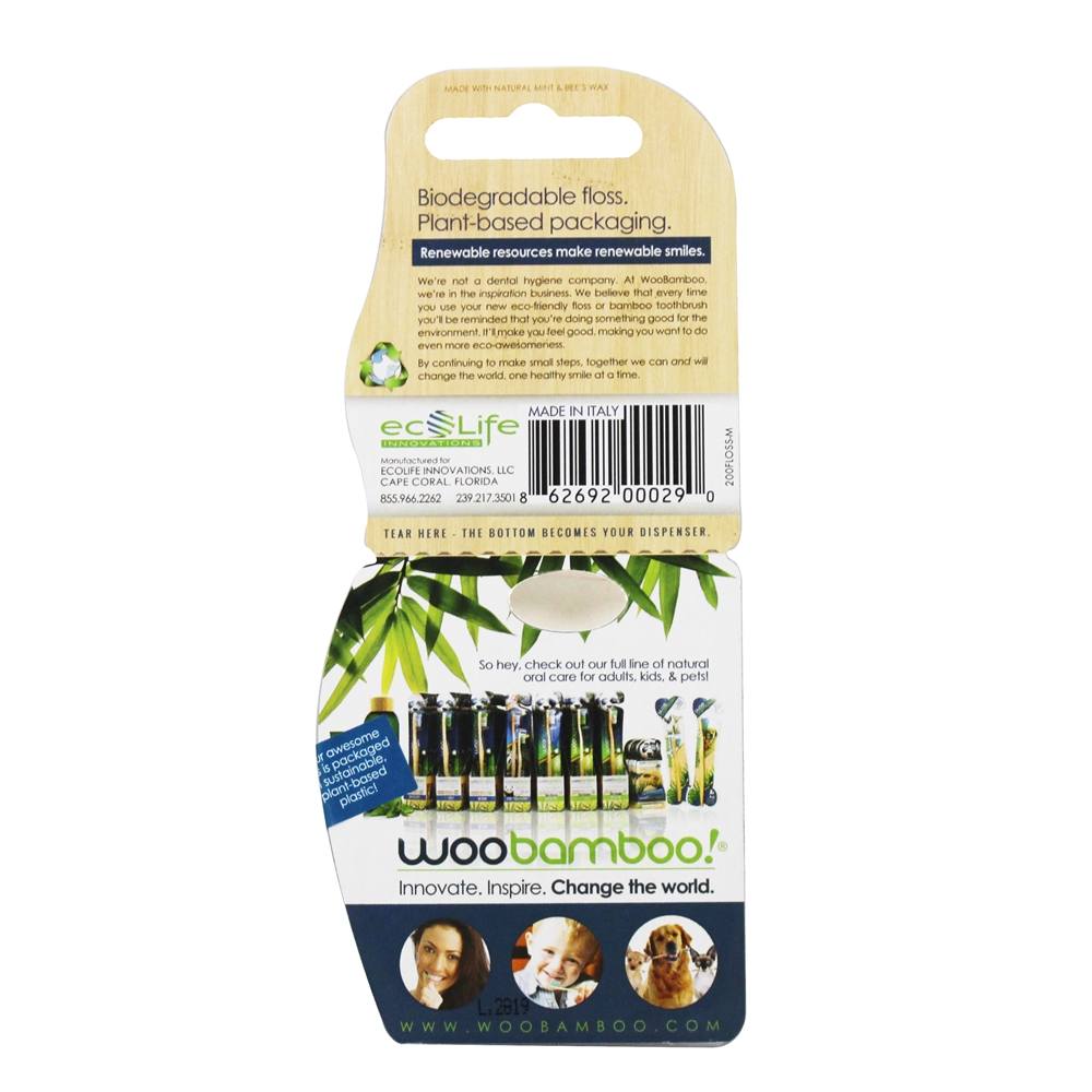 Hortelã Natural Eco Floss WooBamboo - Imagem 2