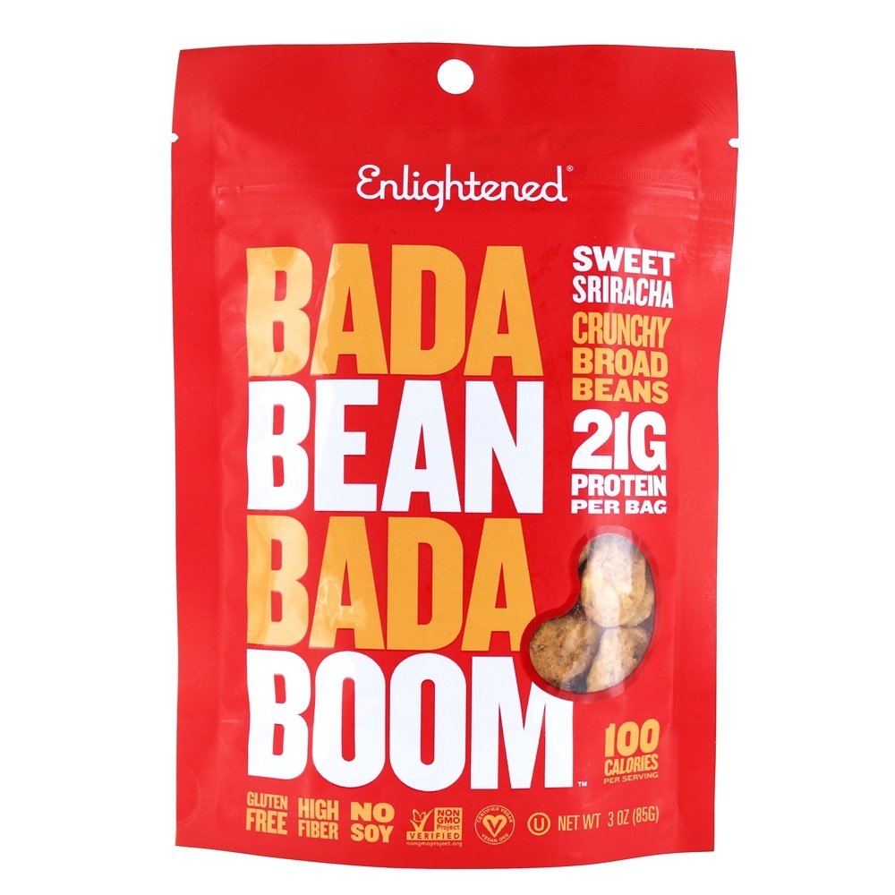 Bada Bada Bada Boom Crocante Beans Larga Doce Sriracha - 3 oz. Enlightened